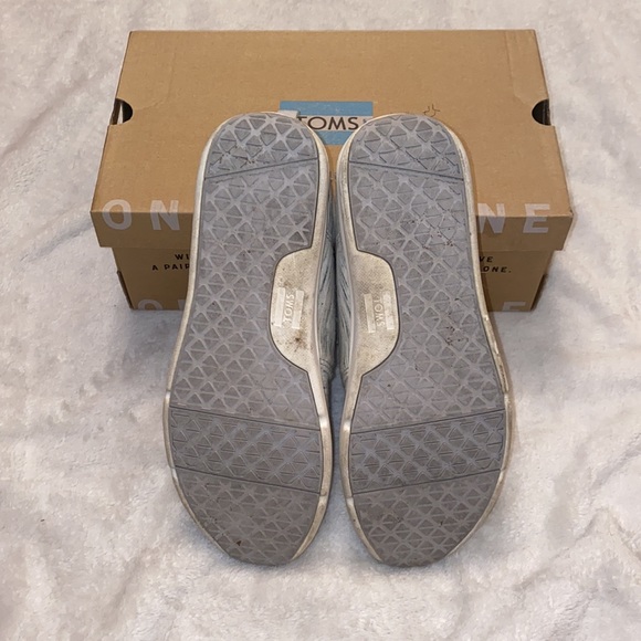 TOMS del ray size 7. birch heather jersey sneaker - Picture 4 of 7